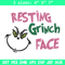 Grinch face Embroidery Design, Grinch Embroidery, Embroidery File, Chrismas Embroidery, Anime shirt, Digital download.jpg