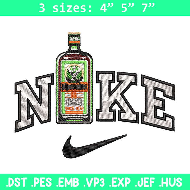 Bottle x nike embroidery design, Nike embroidery, Embroidery file, Embroidery shirt, Nike design, Digital download.jpg