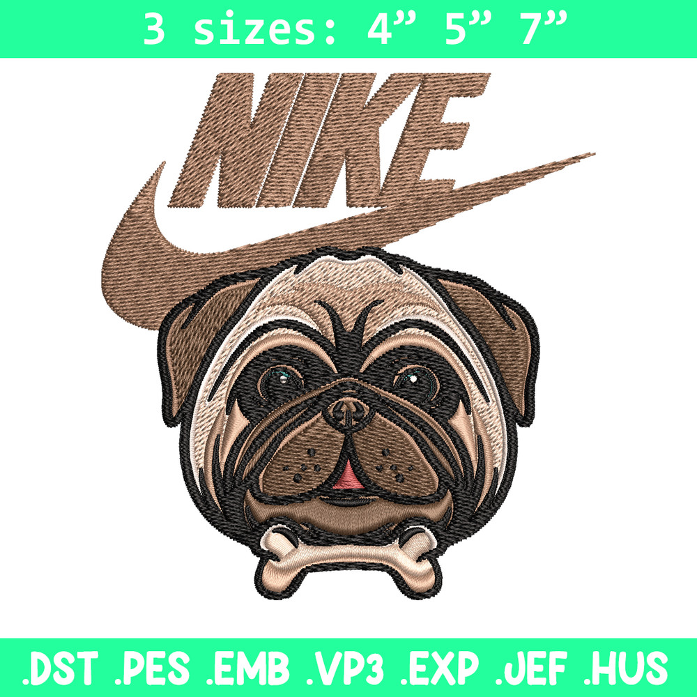 Bulldog Nike Embroidery design, Bulldog logo Embroidery, Nike design, Embroidery file, logo shirt, Instant download..jpg
