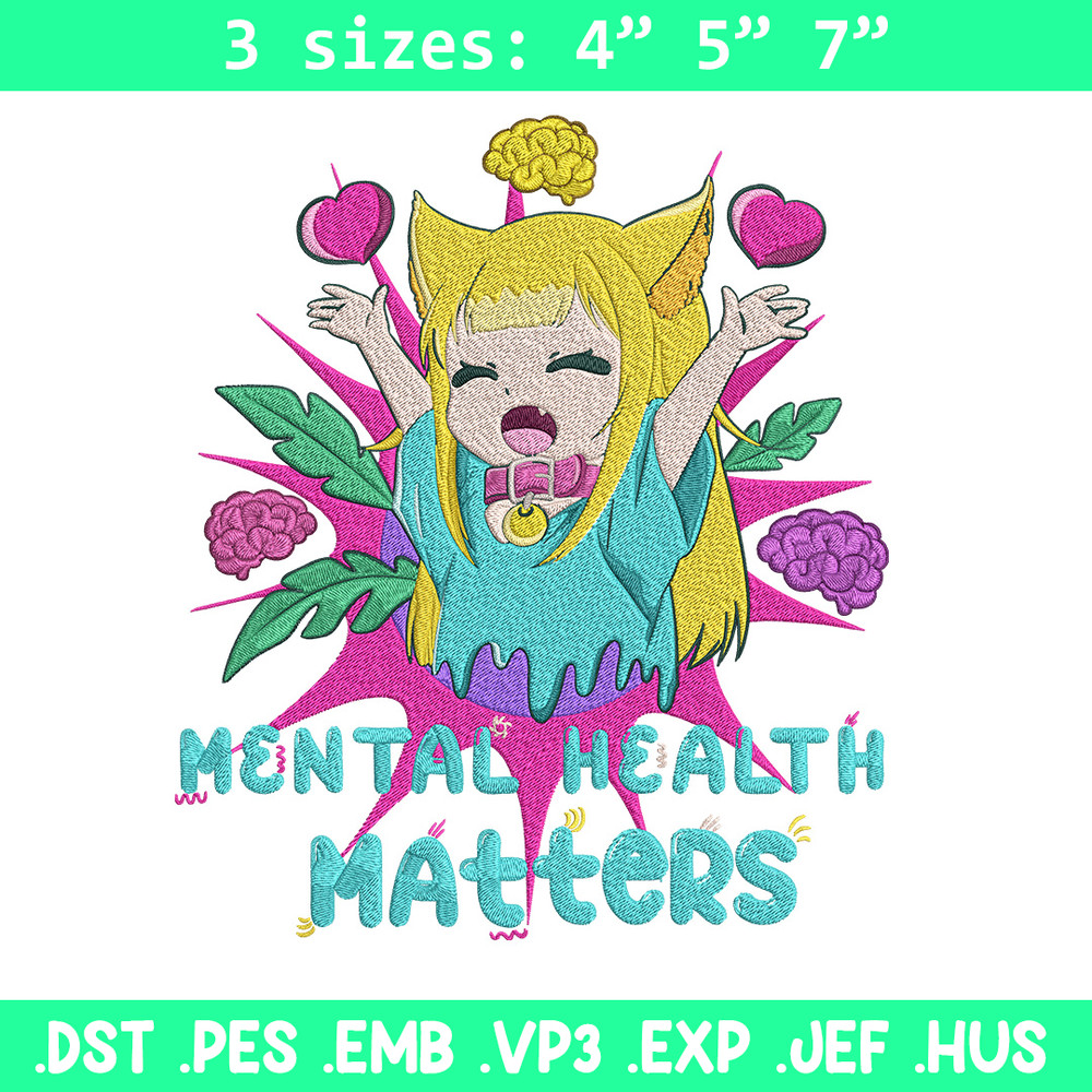 Cat girl cute Embroidery Design, Manga Embroidery, Embroidery File, Anime Embroidery, Anime shirt, Digital download.jpg