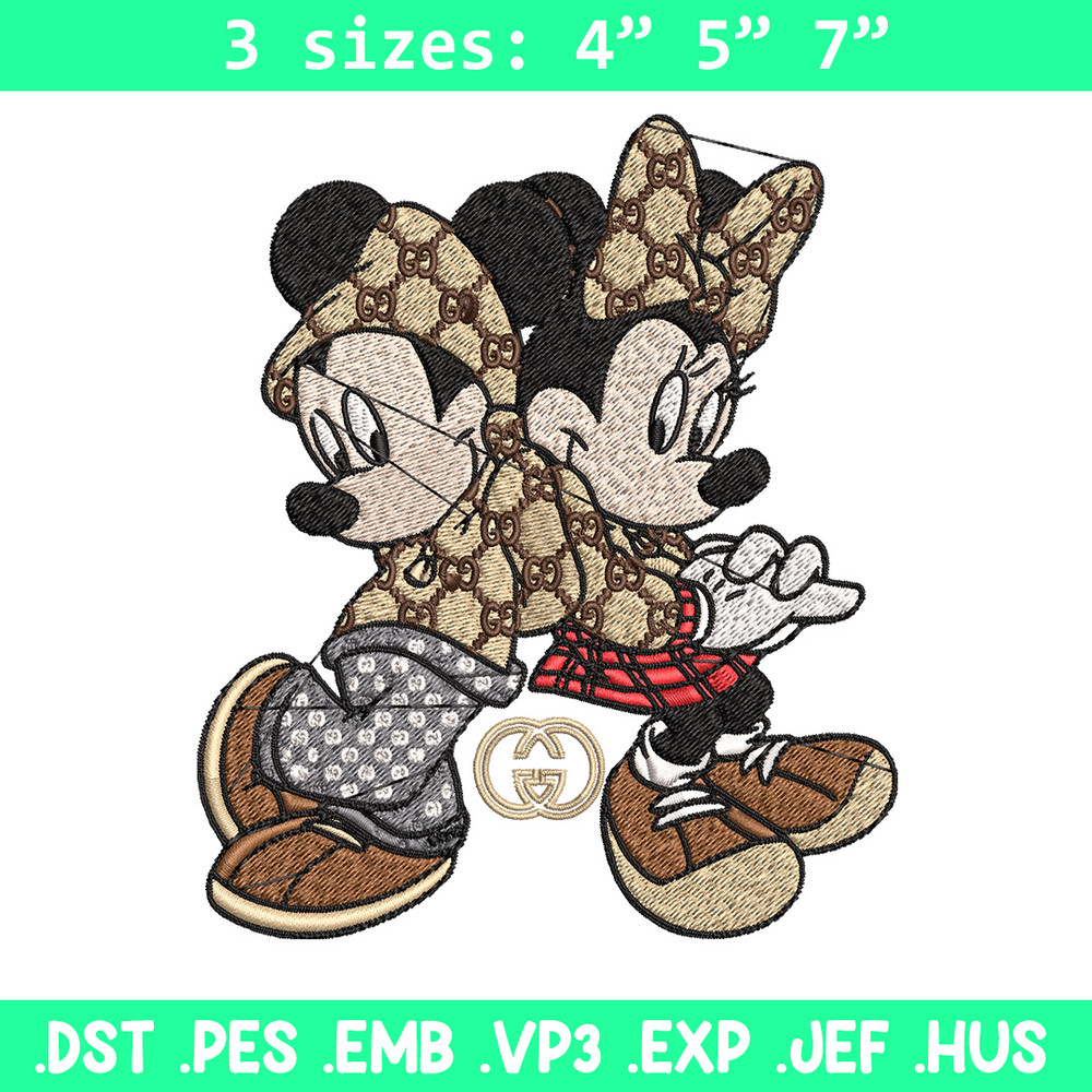 Couple gucci mouse Embroidery Design, Gucci Embroidery, Embroidery File, Logo shirt,Sport Embroidery, Digital download.jpg