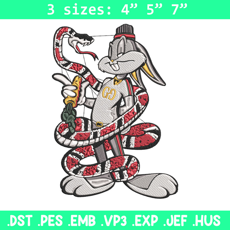 Gucci bunny Embroidery Design, Gucci Embroidery, Embroidery File, Anime Embroidery, Anime shirt, Digital download..jpg