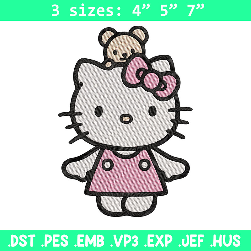 Hello kitty pink Embroidery Design, Hello kitty Embroidery, Embroidery File, Anime Embroidery, Digital download.jpg
