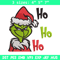 Ho Ho Ho The Grinch Embroidery design, Grinch Embroidery, logo design, Embroidery File, logo shirt, Instant download.jpg