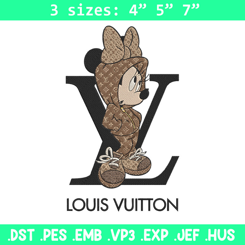 LV x mickey Embroidery Design, Mickey Embroidery, Embroidery File, LV Embroidery, Anime shirt, Digital download.jpg