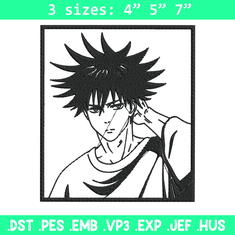 Megumi box Embroidery Design, Jujutsu Embroidery, Embroidery File, Anime Embroidery, Anime shirt, Digital download.jpg