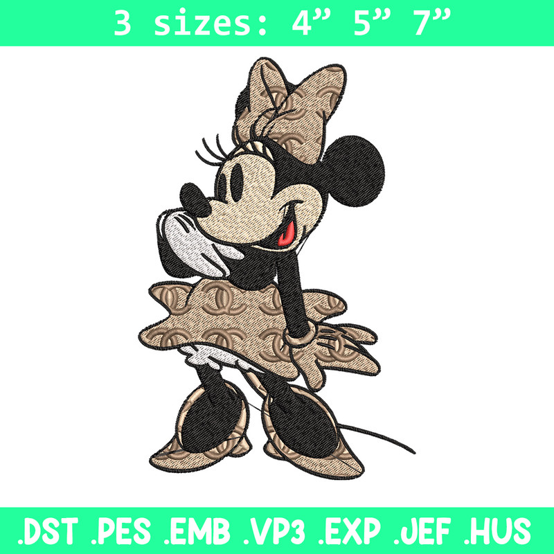 Minnie fun gucci Embroidery Design, Gucci Embroidery, Brand Embroidery, Logo shirt, Embroidery File, Digital download.jpg