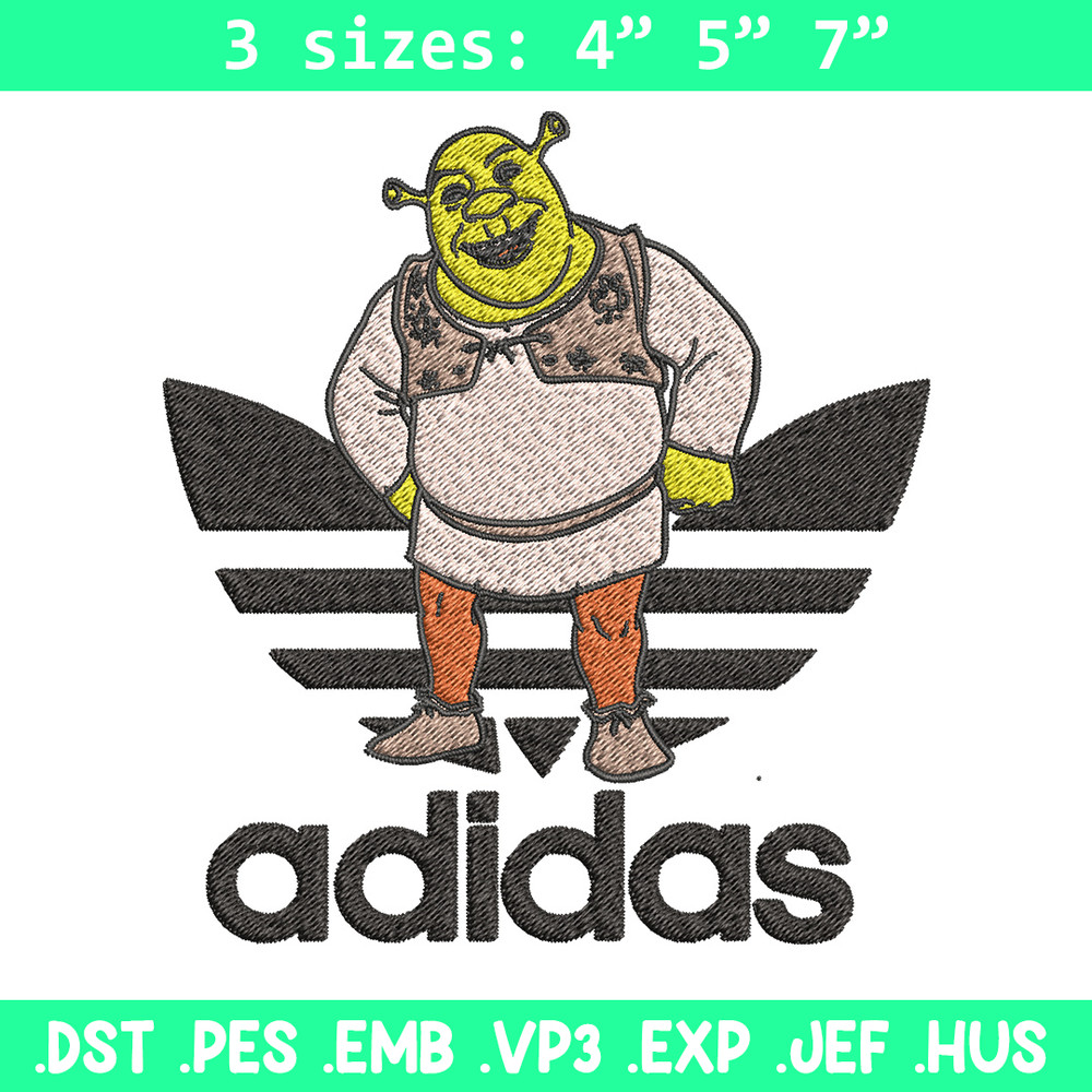 Monster adidas Embroidery Design, Adidas Embroidery, Embroidery File, Brand Embroidery, Logo shirt, Digital download.jpg