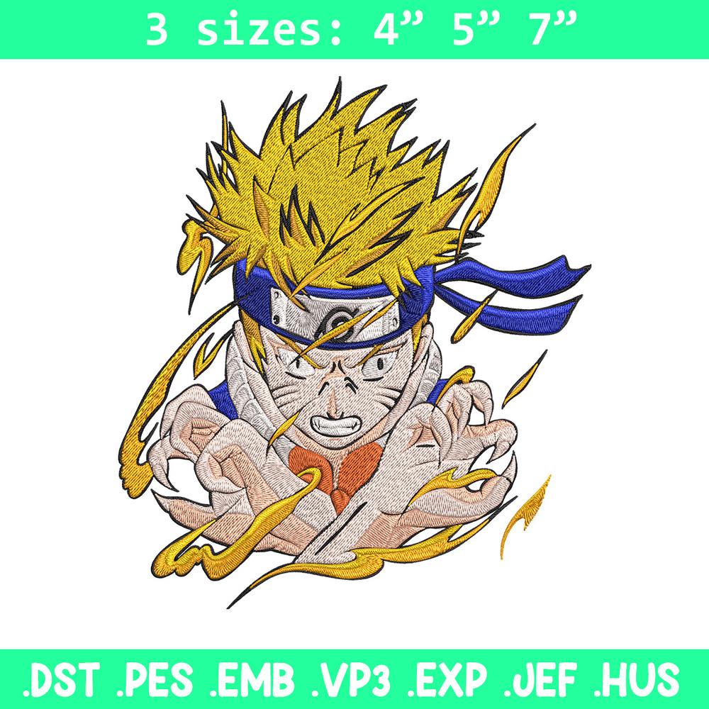 Naruto kid Embroidery Design, Naruto Embroidery, Embroidery File, Anime Embroidery, Anime shirt, Digital download.jpg