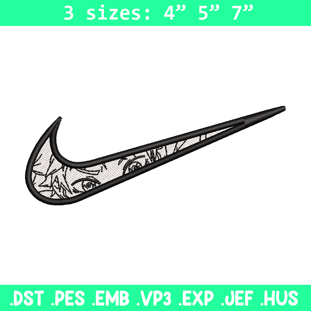 Nike anime eyes embroidery design, Anime embroidery, Nike design, Embroidery shirt, Embroidery file, Digital download.jpg