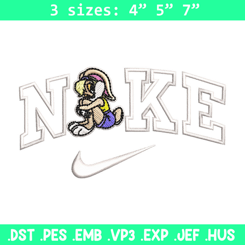 Nike bunny cartoon Embroidery Design, Cartoon Embroidery, Nike Embroidery, Embroidery File, Logo shirt, Digital download.jpg