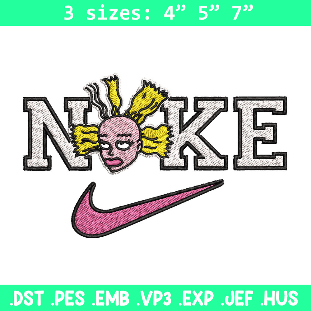 Nike funny girl Embroidery Design, Brand Embroidery, Nike Embroidery, Embroidery File, Logo shirt, Digital download.jpg