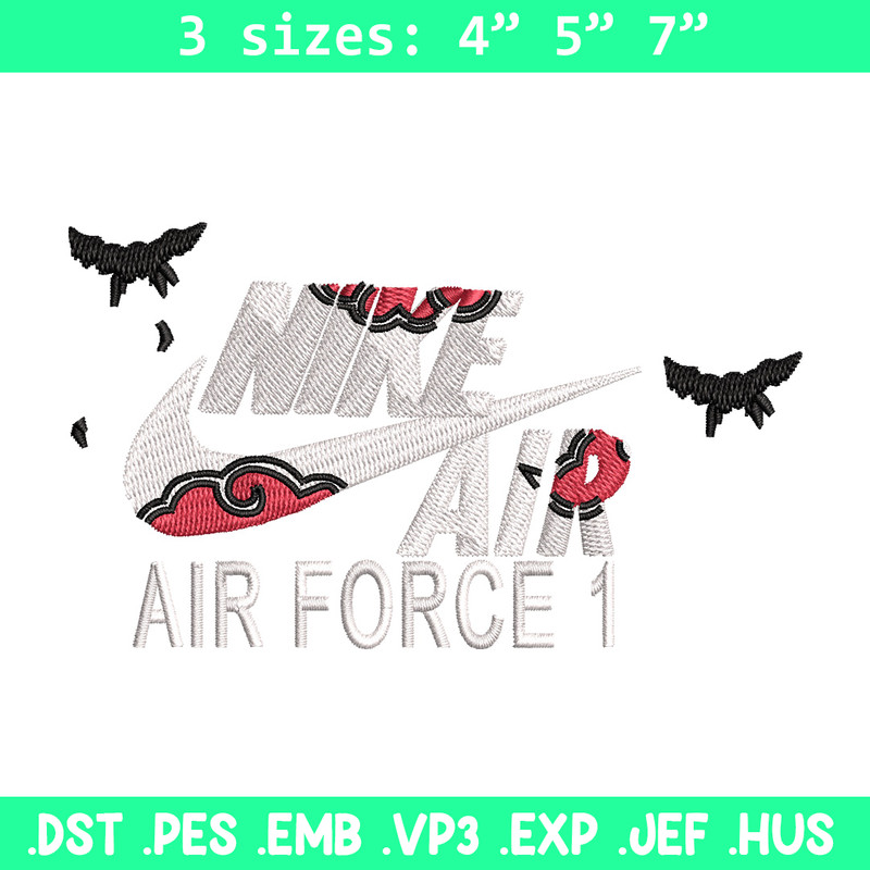 Nike itachi embroidery design, Naruto embroidery, Nike design,Embroidery file,Embroidery shirt,Digital download.jpg