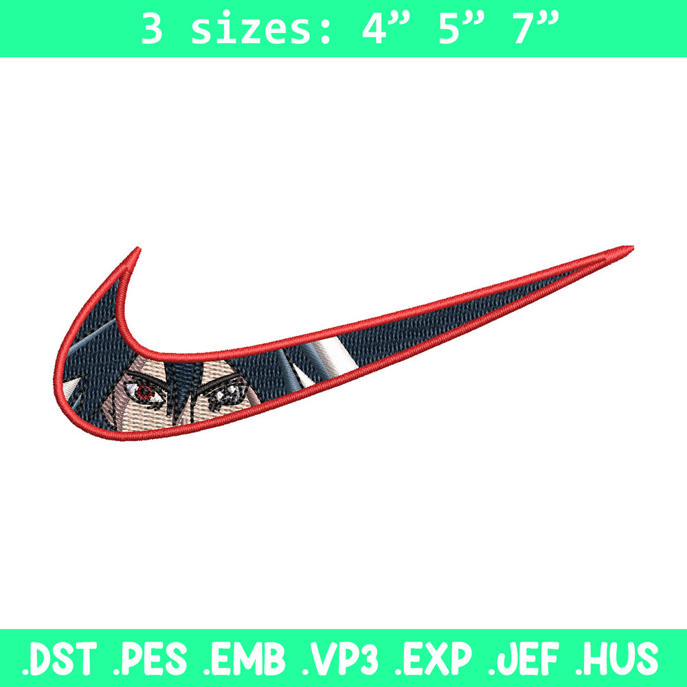 Nike sasuke eyes embroidery design, Naruto embroidery, Nike design, Embroidery shirt, Embroidery file, Digital download.jpg