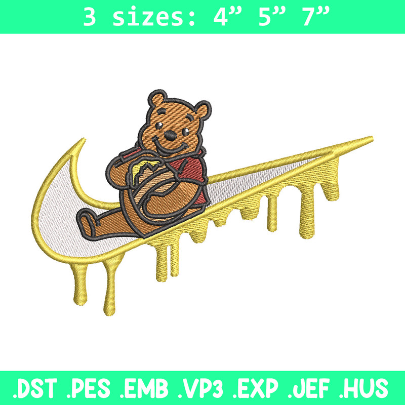 Nike x pooh embroidery design, Pooh embroidery, Nike design, Embroidery shirt, Embroidery file,Digital download.jpg