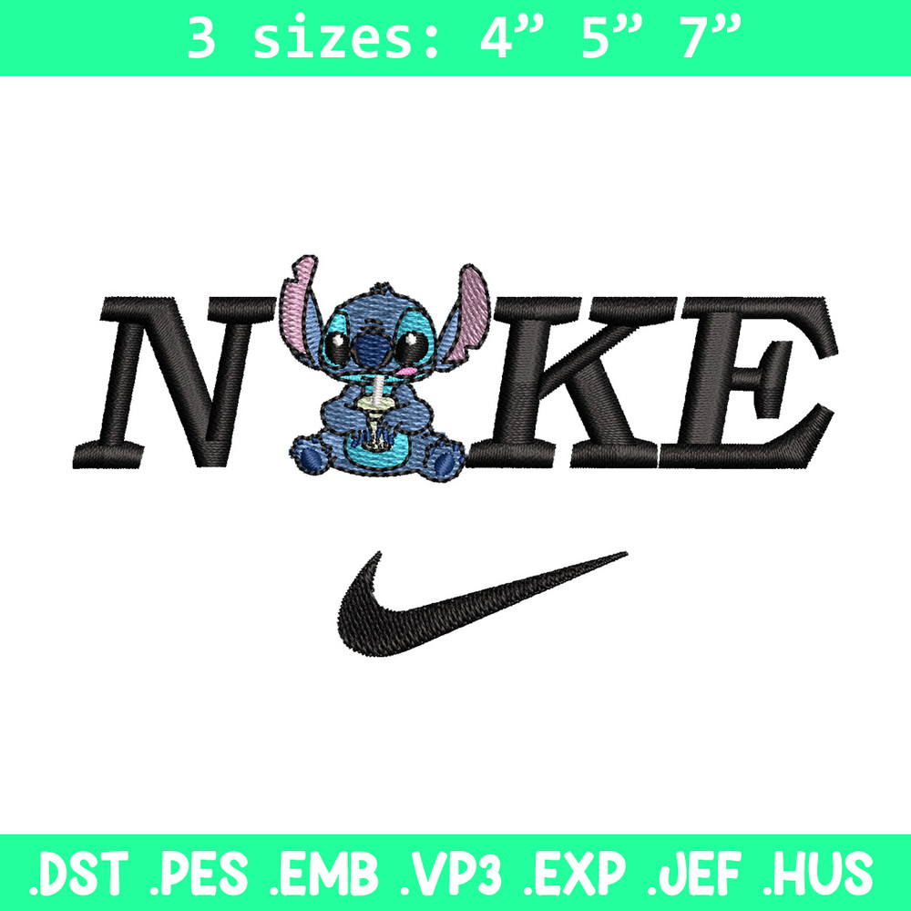Nike x stitch embroidery design, Stitch embroidery, Nike design, Embroidery shirt, Embroidery file, Digital download.jpg