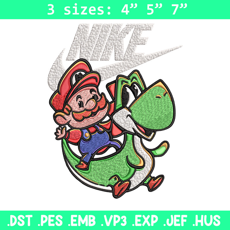Super Mario Game Nike Embroidery design, Super Mario Game Embroidery, Nike design, Embroidery file, Instant download..jpg