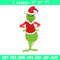 The Grinch embroidery design, Chrismas embroidery, Embroidery file, Embroidery shirt, Emb design, Digital download.jpg