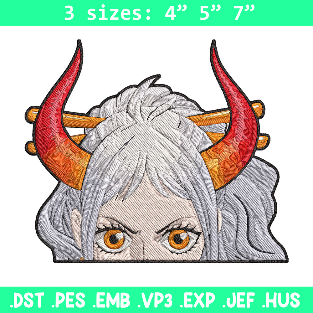 Yamato peeker Embroidery Design, One piece Embroidery, Embroidery File, Anime Embroidery,Anime shirt,Digital download.jpg