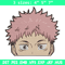 Yuji Peeker Embroidery Design, Jujutsu Embroidery, Embroidery File, Anime Embroidery, Anime shirt, Digital download.jpg
