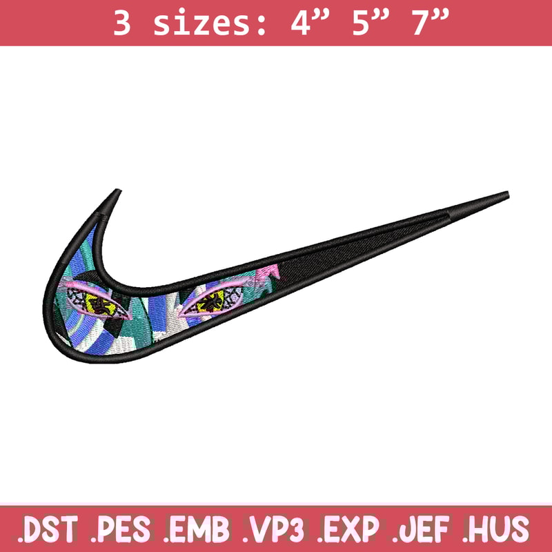 Akaza eyes nike embroidery design, Kimetsu no Yaiba embroidery, nike design, Logo shirt, anime shirt, digital download.jpg