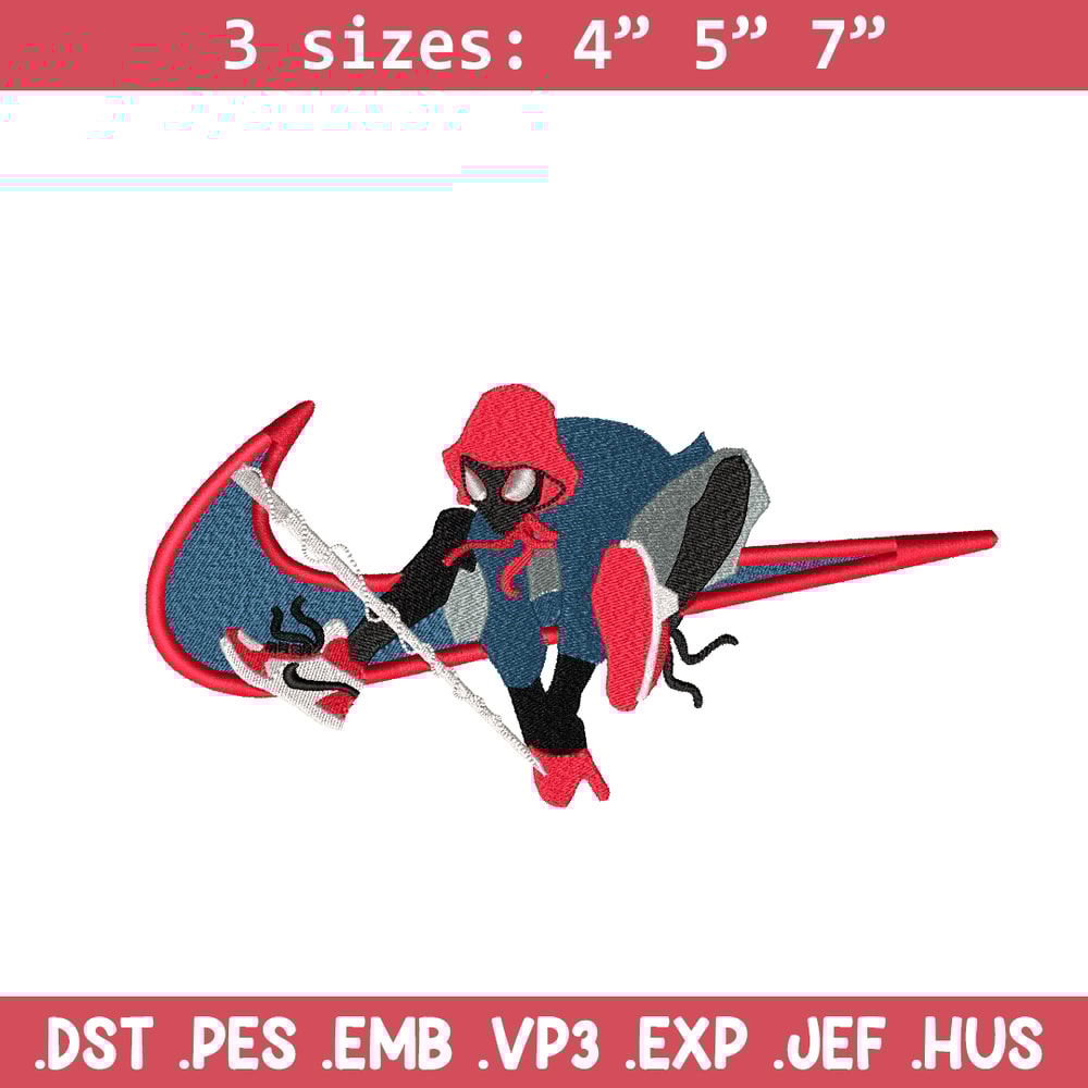 Black Spider Swoosh embroidery design, Black Spider embroidery, Nike design, Logo shirt, movie shirt, digital download.jpg