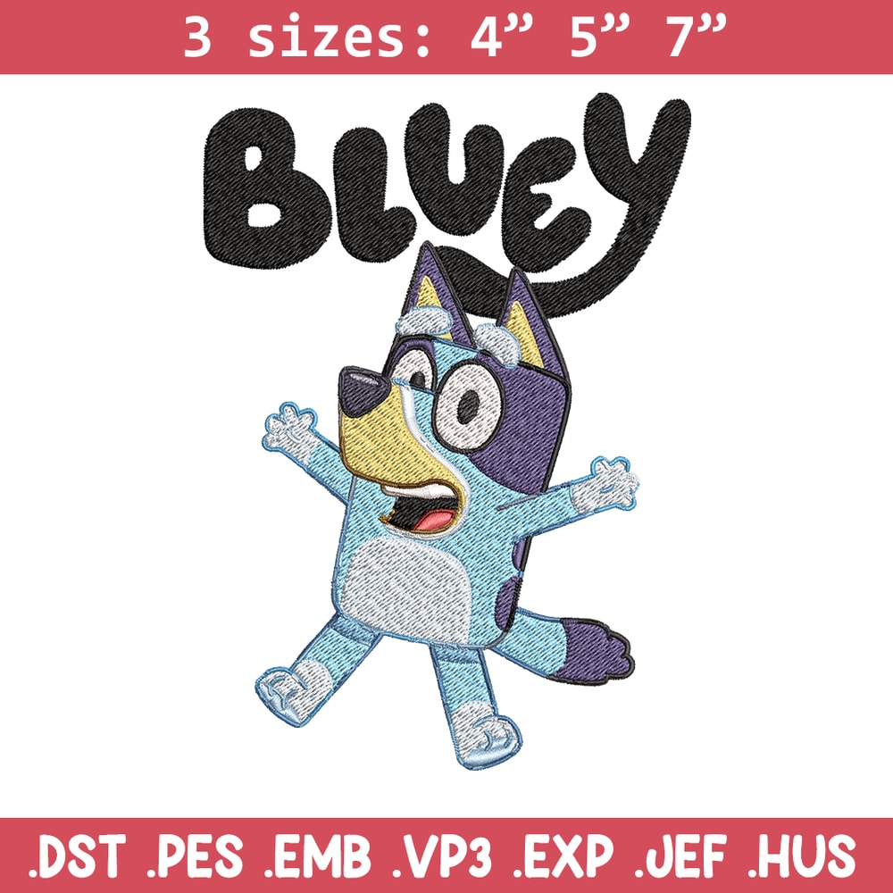 Bluey Embroidery, Bluey Cartoon Embroidery, cartoon Embroidery, cartoon shirt, Embroidery File, digital download..jpg
