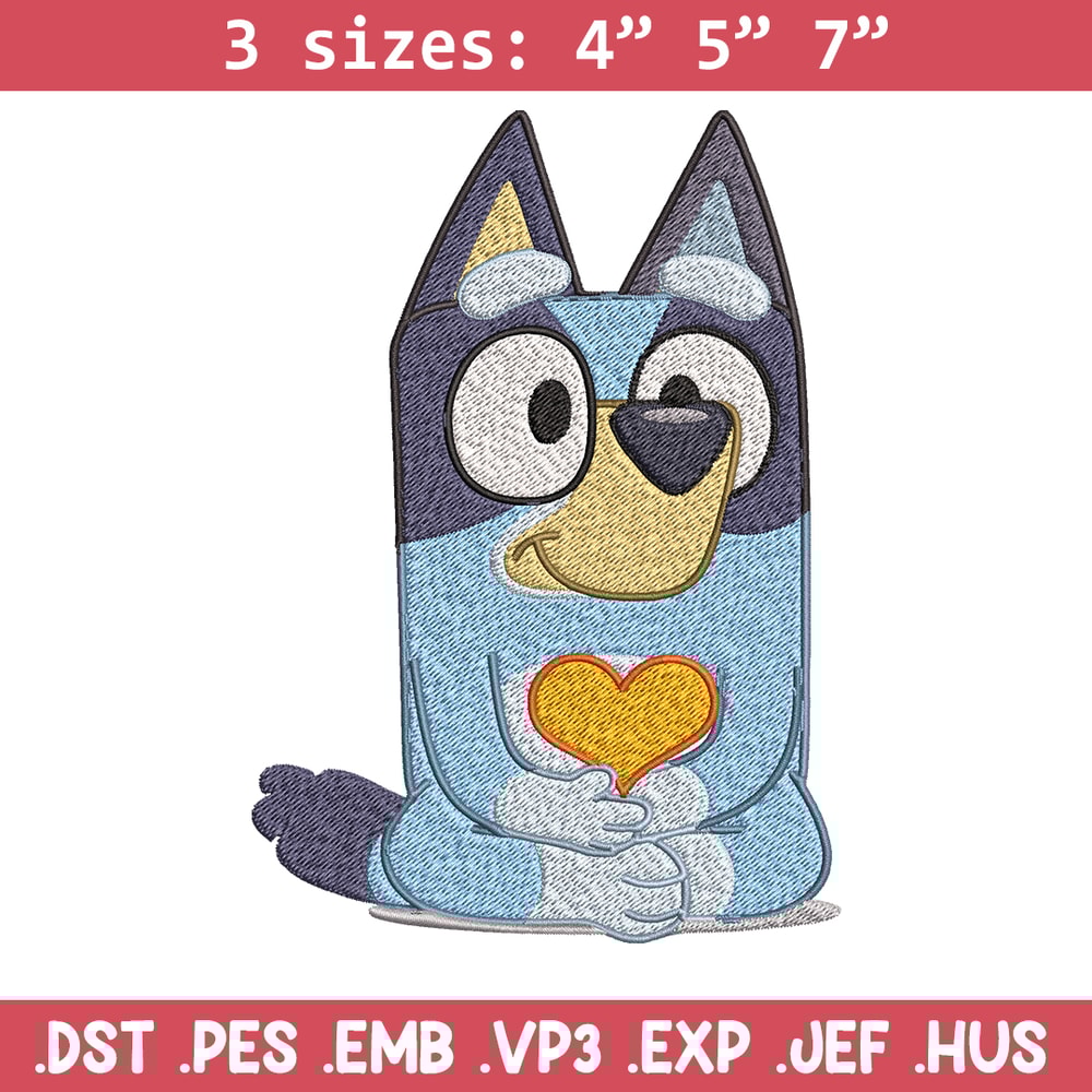 Bluey Embroidery, Bluey Cartoon Embroidery, cartoon Embroidery, Embroidery File, cartoon shirt, digital download..jpg