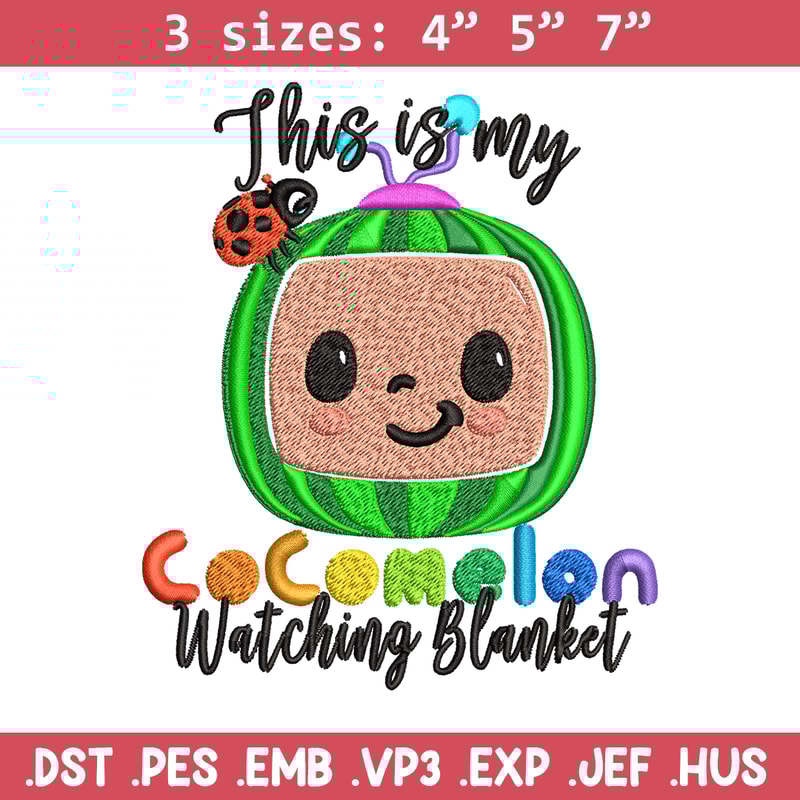 Cocomelon Logo Embroidery design, Cocomelon Embroidery, logo design, Embroidery File, logo shirt, Digital download..jpg