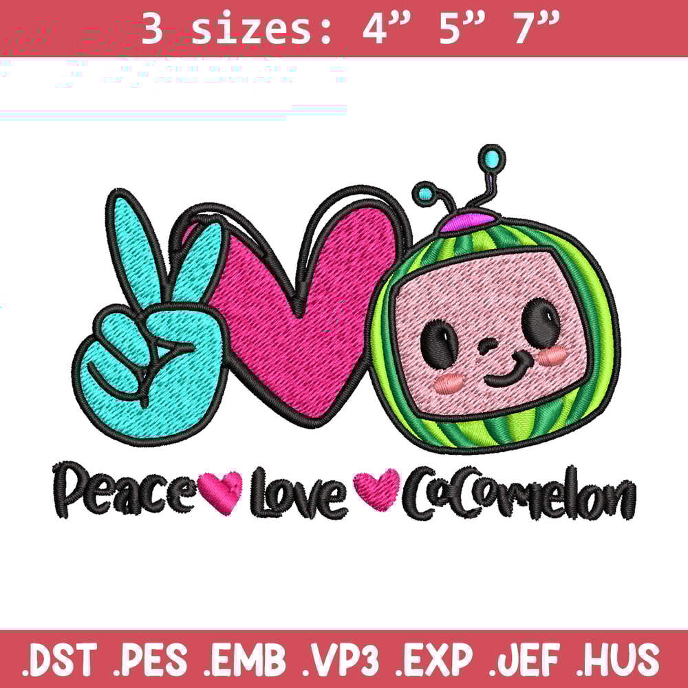 Cocomelon Logo Embroidery design, Cocomelon Embroidery, logo design, Embroidery File, logo shirt, Instant download..jpg