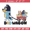 Dad wegon bluey Embroidery, Bluey cartoon Embroidery, Embroidery File, cartoon design, cartoon shirt, Digital download..jpg
