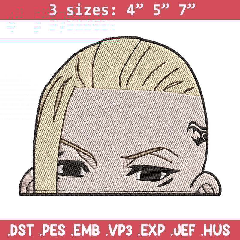 Draken Embroidery Design, Tokyo Revengers Embroidery, Embroidery File, Anime Embroidery,Anime shirt, Digital download.jpg