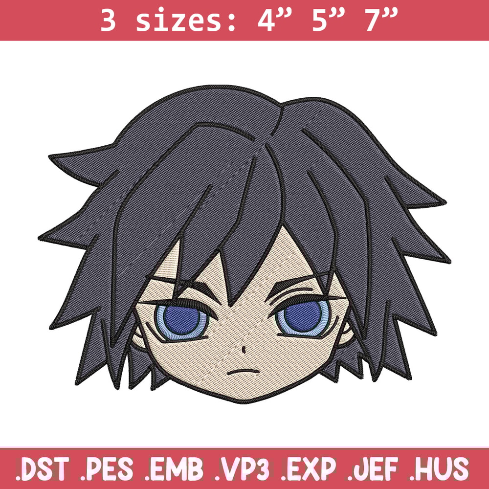 Giyuu chibi Embroidery Design,Demon slayer Embroidery,Embroidery File,Anime Embroidery,Anime shirt, Digital download.jpg