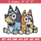 Bluey and Bingo Embroidery, Bluey Embroidery, Embroidery File, cartoon design, cartoon shirt, Digital download..jpg