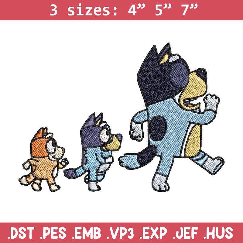 Bluey bingo and dad Embroidery, Bluey Embroidery, Embroidery File, cartoon design, cartoon shirt, Digital download..jpg