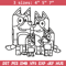 Bluey family Coloring Pages Embroidery, Bluey cartoon Embroidery, Embroidery File, cartoon design, Digital download..jpg