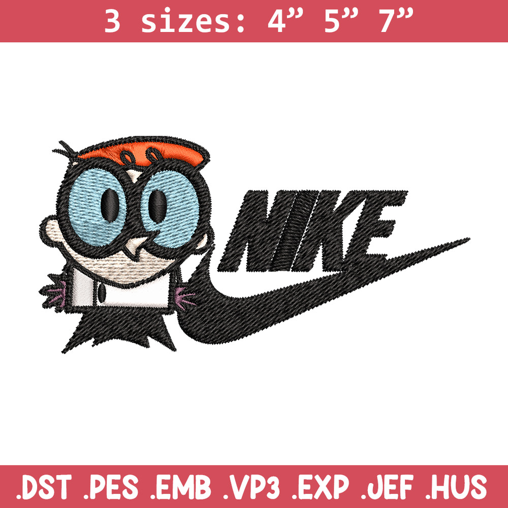 Dexter cartoon Nike Embroidery design, Dexter cartoon Embroidery, Nike design, Embroidery file, Instant download..jpg