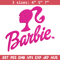 Barbie logo and her Embroidery, Barbie logo and her Embroidery, logo design, Embroidery File, Digital download..jpg
