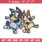Bingo and Bluey Embroidery, Bluey Embroidery, Embroidery File, cartoon design, cartoon shirt, Digital download..jpg