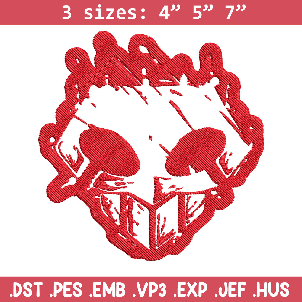 Bleach logo Embroidery Design, Bleach Embroidery, Embroidery File, Anime Embroidery, Anime shirt, Digital download..jpg