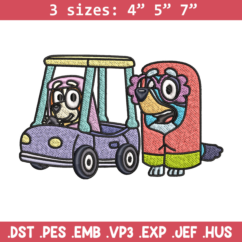 Bluey bingo Embroidery design, Bluey Embroidery, Embroidery File, cartoon design, cartoon shirt, Digital download..jpg