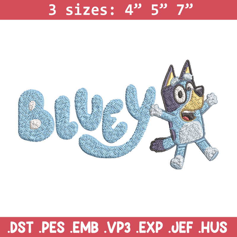 Bluey cartoon Embroidery, Bluey Cartoon Embroidery, cartoon Embroidery, Embroidery File, cartoon shirt, digital download.jpg