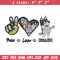 Bluey Peace Love bandit Embroidery design, Bluey cartoon Embroidery, cartoon design, Embroidery File, Instant download..jpg