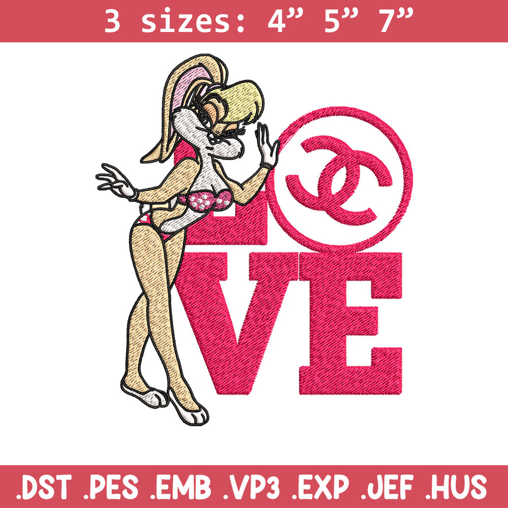 Bunny cartoon gucci Embroidery Design, Gucci Embroidery, Brand Embroidery, Embroidery File, Logo shirt, Digital download.jpg