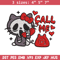 Call Me Scream Hello Kitty Embroidery design, Hallokitty Embroidery, cartoon design, Embroidery File, Digital download..jpg