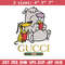 Cartoon Gucci Embroidery design, Cartoon Gucci Embroidery, cartoon design, Embroidery File, Gucci logo, Digital download.jpg