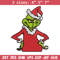 Christmas Grinch Embroidery design, Grinch christmas Embroidery, Embroidery File, Grinch design, Instant download..jpg