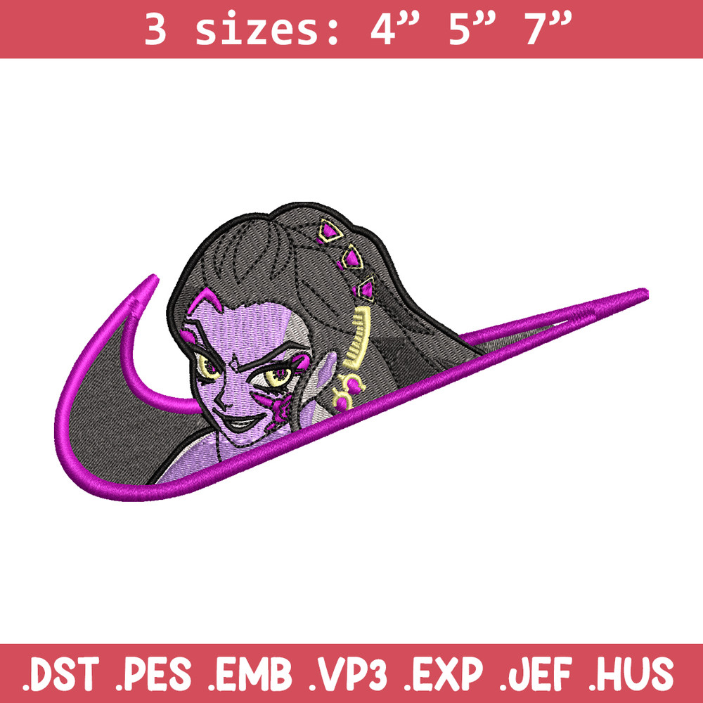 Daki nike embroidery design, Kimetsu no Yaiba embroidery, nike design, anime design, anime shirt, Digital download.jpg