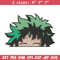 Deku Peek Embroidery Design, Mha Embroidery, Embroidery File, Anime Embroidery, Anime shirt, Digital download..jpg