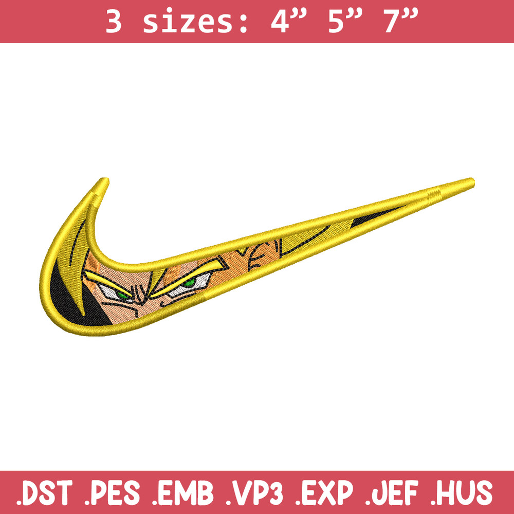 Goku ss eyes Nike embroidery design, Dragon Ball embroidery, nike design, anime design, anime shirt, Digital download.jpg